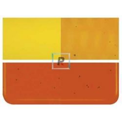 Bullseye Transparente Naranja 1125 44.5x51cm