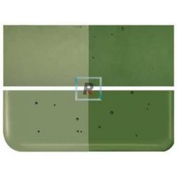 Bullseye Transparente Verde Oliva 1141 22x25.5cm
