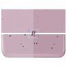 Bullseye Transparente Violeta Claro 1428 44.5x25.5cm