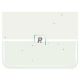 Bullseye Transparente Verde Abeto 1841 44.5x25.5cm
