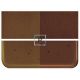 Bullseye Transparente Rosa-Marron 1109 de 2mm 51x43cm