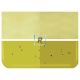 1126 Bright Green Transparent 2mm 43x25.5cm