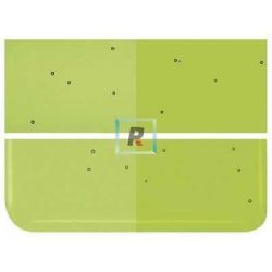 Bullseye Transparente Verde Helecho 1207 de 2mm 51x43cm
