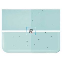 Bullseye Transparente Azul Aguamarina 1408 de 2mm 51x43cm