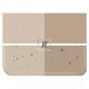 Bullseye Transparente Bronce Claro 1409 de 2mm 51x43cm