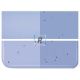 Bullseye Transparente Azul Cielo 1414 de 2mm 51x43cm