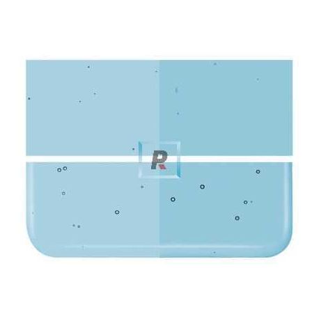 Bullseye Transparente Azul Turquesa 1416 de 2mm 51x43cm