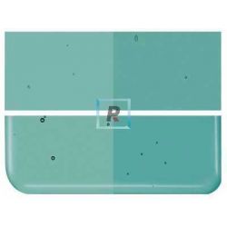 Bullseye Transparente Verde Esmeralda 1417 de 2mm 51x43cm