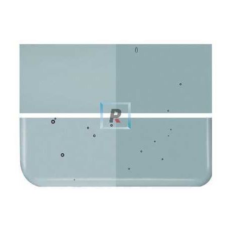 Bullseye Transparente Azul Mar 1444 de 2mm 51x43cm