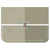 1449 Oregon Gray Transparent 2mm 25.5x21.5cm