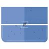 Bullseye Transparente Azul Verdadero 1464 de 2mm 51x43cm