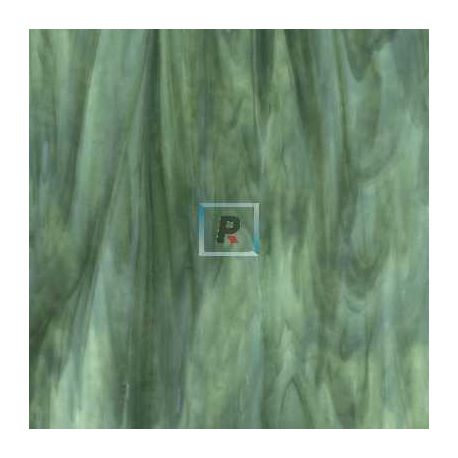 2112 Mint Opal and Deep Forest Green Streaky 89x51cm