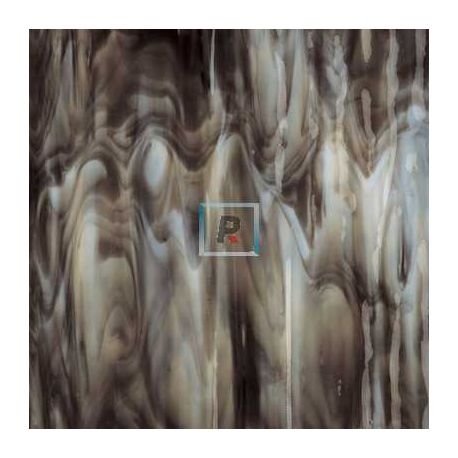 2109 White, Dark Brown Streaky 89x51cm