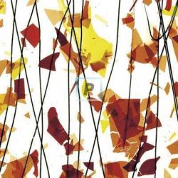4111 AUTUMN: Orange, Yellow&Red 25.5x11cm