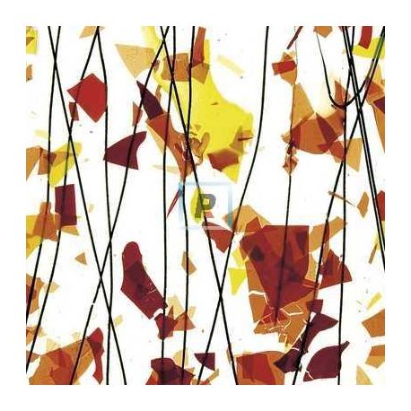 4111 AUTUMN: Orange, Yellow&Red 25.5x11cm