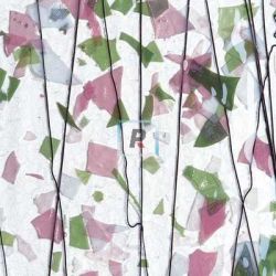 Fracture-Streamer Rosa,Verde y Blanco 4116 44.5x25.5cm