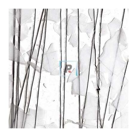 4118 White (with Black Streamers) 25.5x11cm