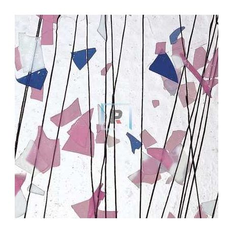 Fracture-Streamer Rosa, Azul y Blanco 4120 89x51cm