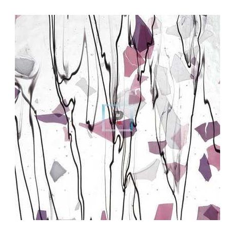 Fracture-Streamer Rosa, Ciruela y Blanco 4122 89x51cm