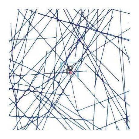 4414 Blue Chopstix 89x51cm