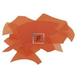 0125 Orange Opalescent, Confetti