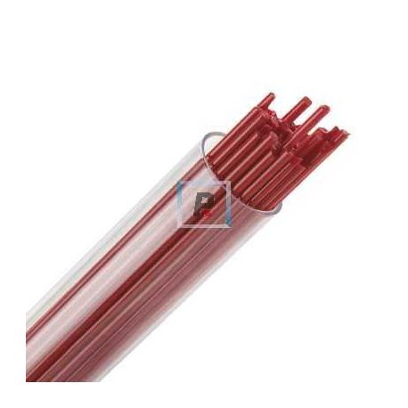 Stringer Opalescente Rojo 0124 de 2mm