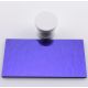 Dicroico Bullseye Violeta sobre negro 3mm 10x5cmtrs.