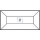 Minibiselado Rectangulo de 38,1x127mm