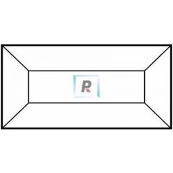 Minibiselado Rectangulo de 38x254mm