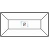 Minibiselado Rectangulo de 50,8x76,2mm