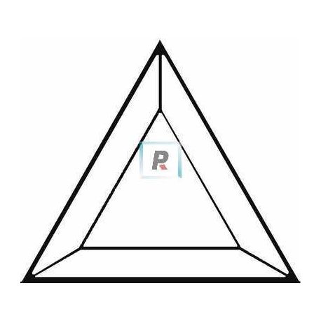 Minibiselado Triangulo de 76,2x109,2x 76,2mm