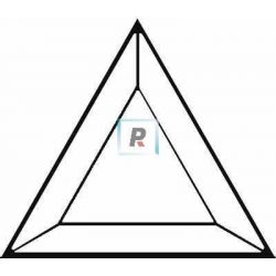 Minibiselado Triangulo de 101,6x101,6x101,6mm