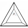 Minibiselado Triangulo de 101,6x101,6x101,6mm