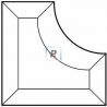 Minibiselado Esquina de 76,2x76,2x38,1mm