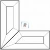 Corner Bevel 101,6x101,6x38mm