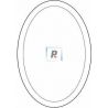 Oval Bevel 152,4x279,4mm