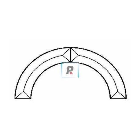 Minibiselado Arco de Ø203,2mm