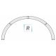 Minibiselado Arco de Ø501,7mm