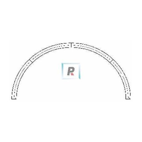 Minibiselado Arco de Ø654,5mm