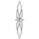 Bevel Cluster, 7pcs 645x111mm