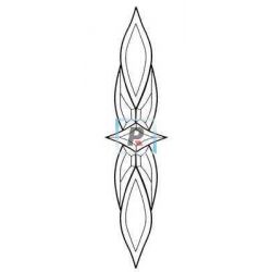 Conjunto Minibiselado de 645x111mm