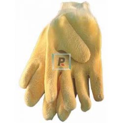 Guantes Lona y Latex (par)