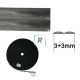 Rollo Plomo Adhesivo 3+3mm (50m)