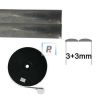 Rollo Plomo Adhesivo 3+3mm (50m)