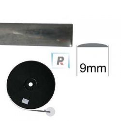 Rollo Plomo Adhesivo 9mm (50m)