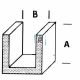 Plomo en U H-53 de 6x4mm 20 m/l
