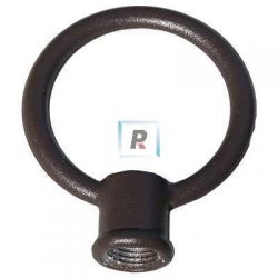 Asa Pintada Marron Redonda de 43mm