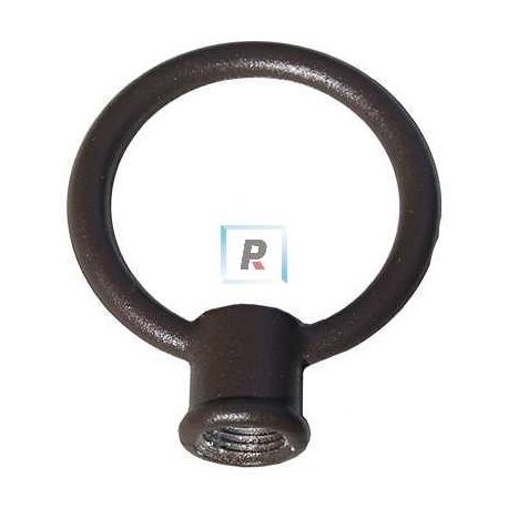 Asa Pintada Marron Redonda de 43mm