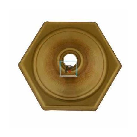 Cumbre de Laton 6 Caras de 41mm Lado