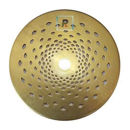 Vented Brass Vase Cup Round 127mm